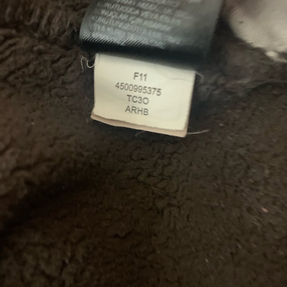 The North Face Oso Fuzzy Furry Fleece Brown Hooded - Picture 7 of 7